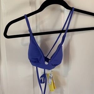 Rip Curl Blue Triangle Bikini Top